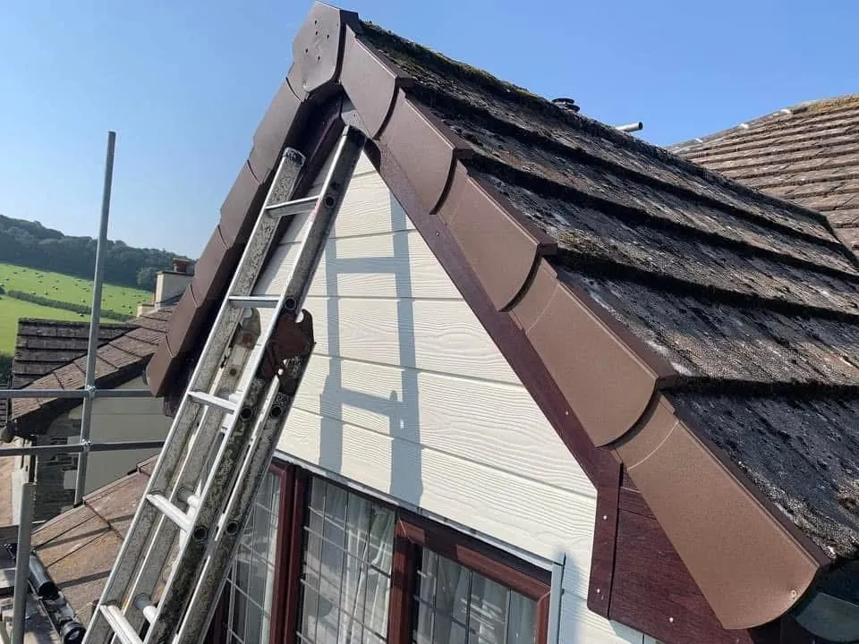 New fascias, bargeboards and guttering in Torpoint